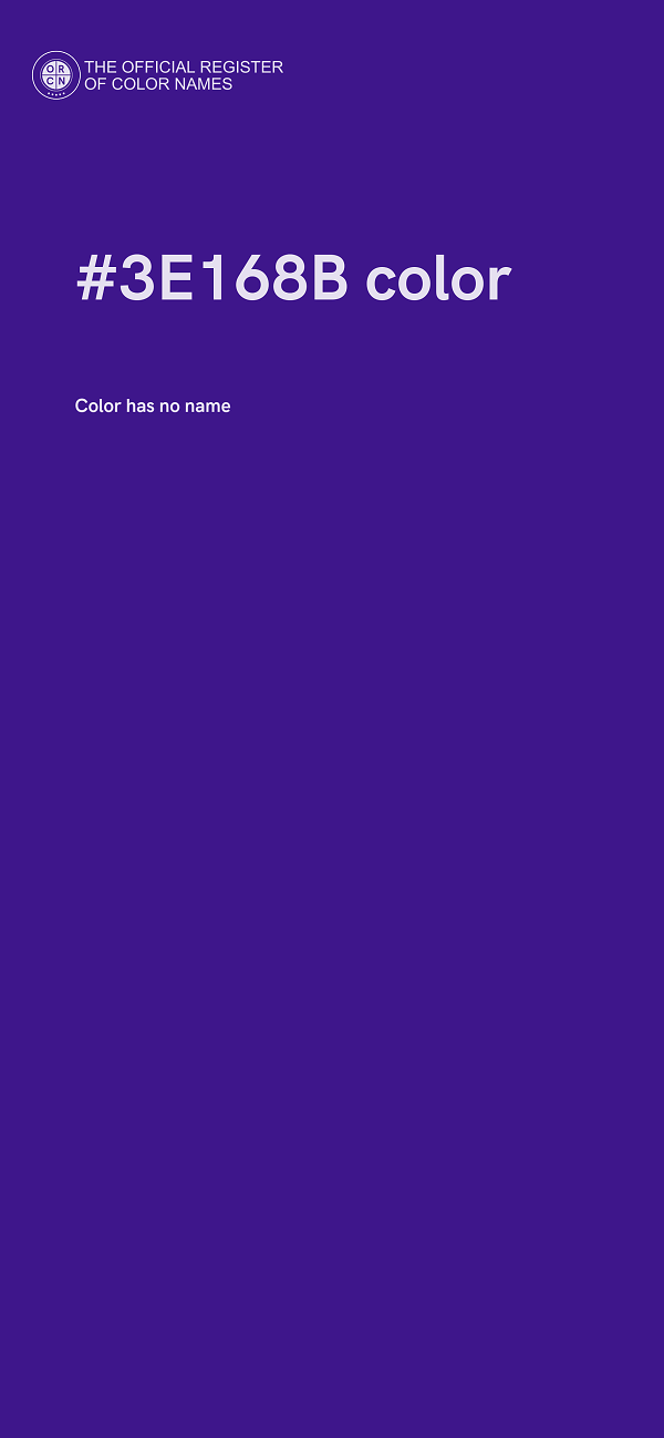 #3E168B color image