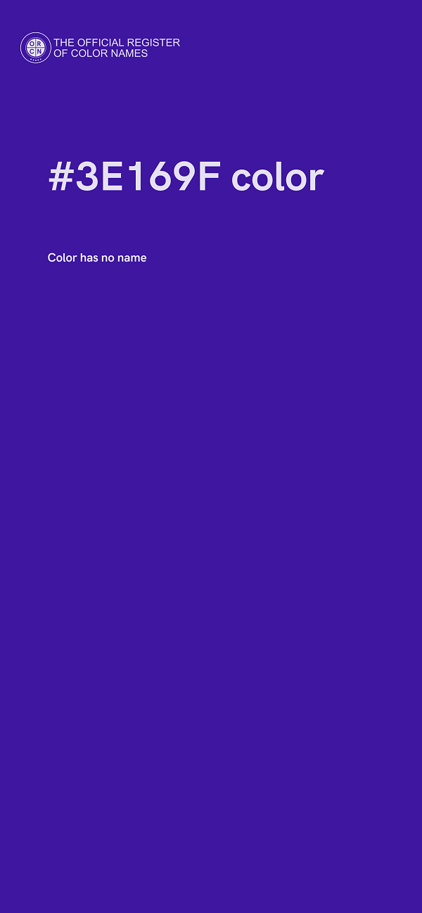 #3E169F color image