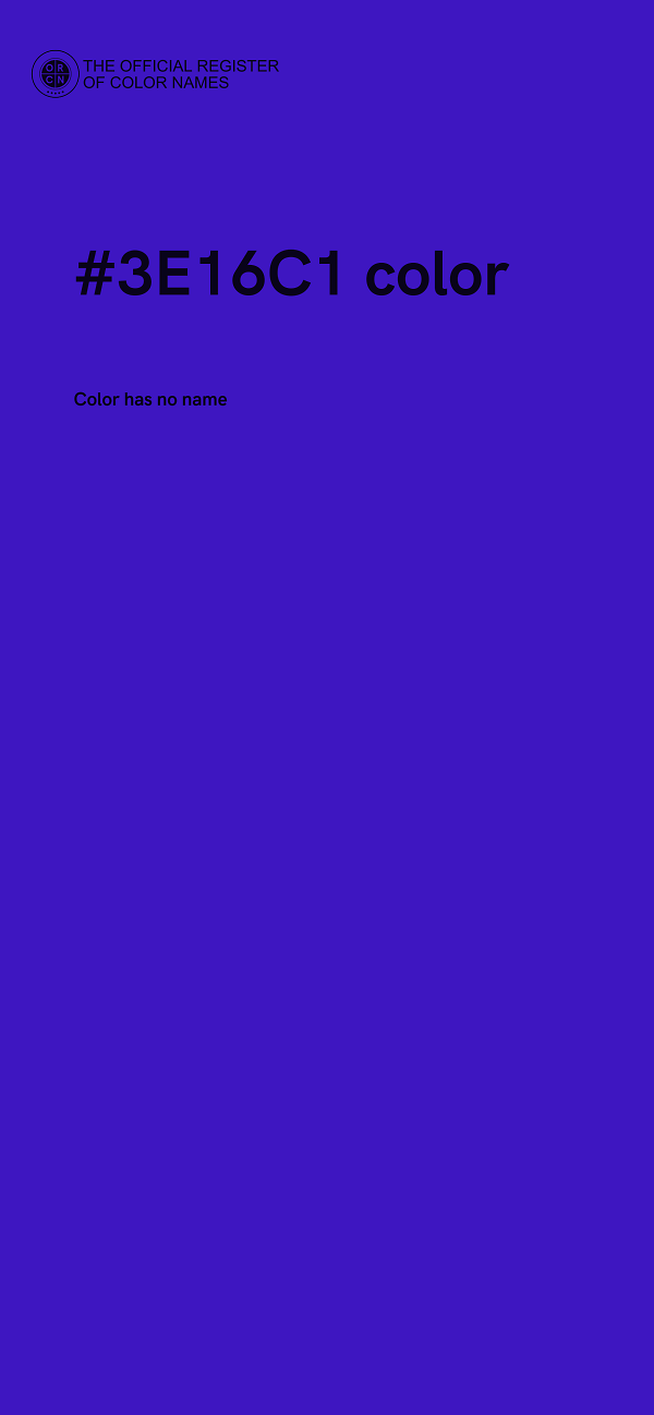 #3E16C1 color image