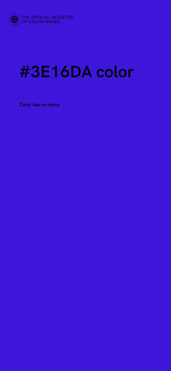 #3E16DA color image