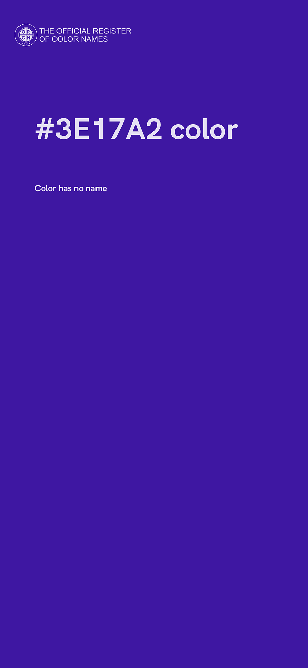 #3E17A2 color image