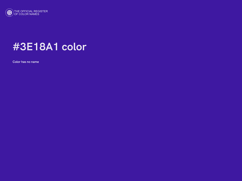 #3E18A1 color image