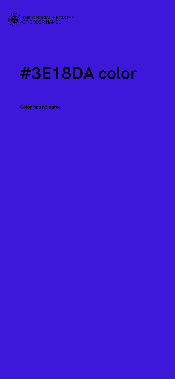 #3E18DA color image