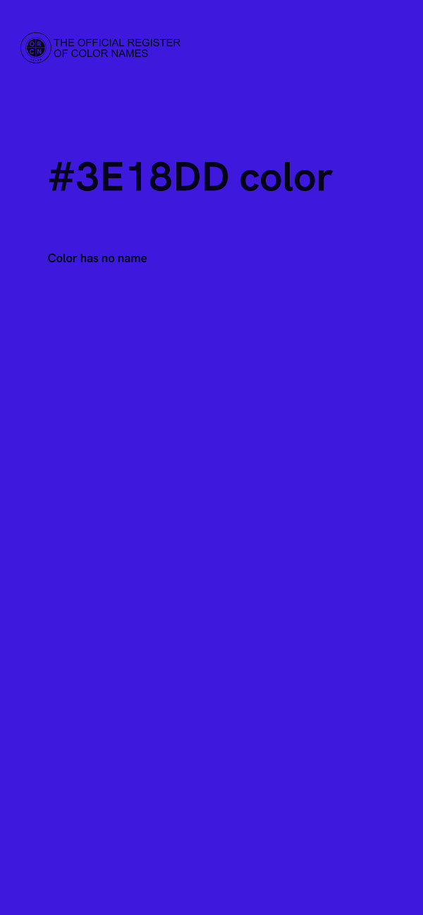 #3E18DD color image