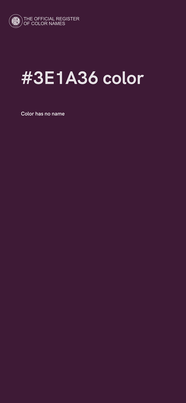 #3E1A36 color image