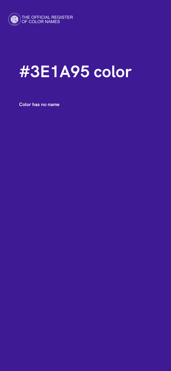 #3E1A95 color image