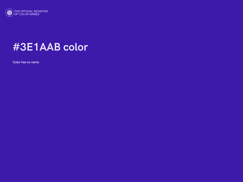 #3E1AAB color image