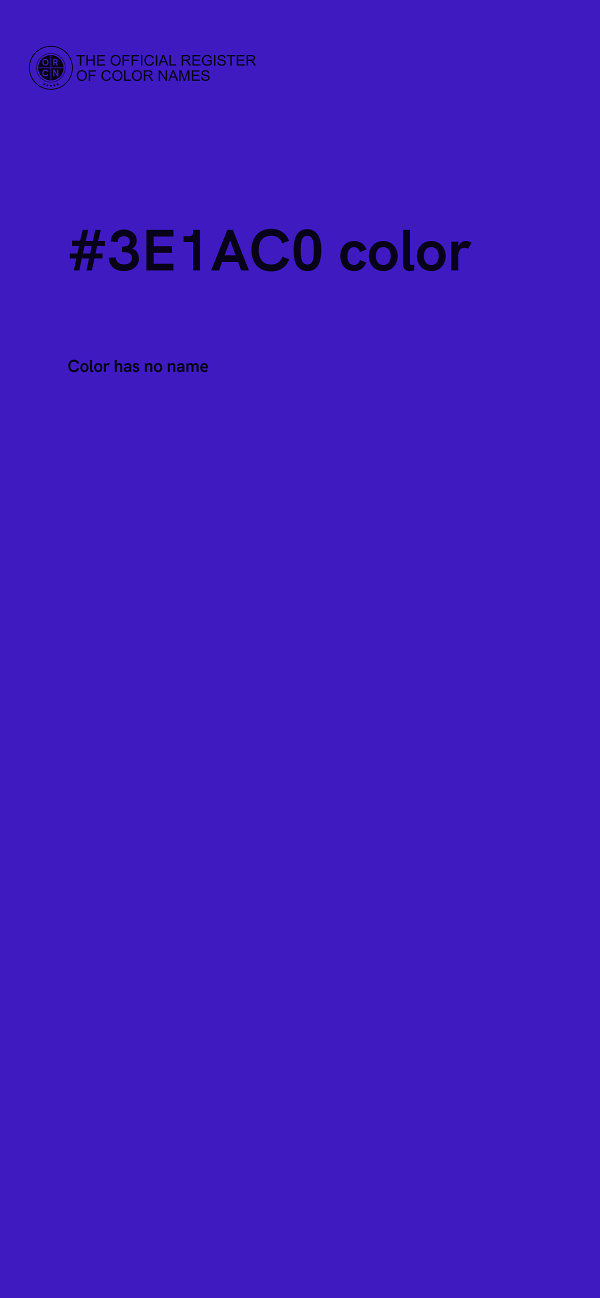 #3E1AC0 color image