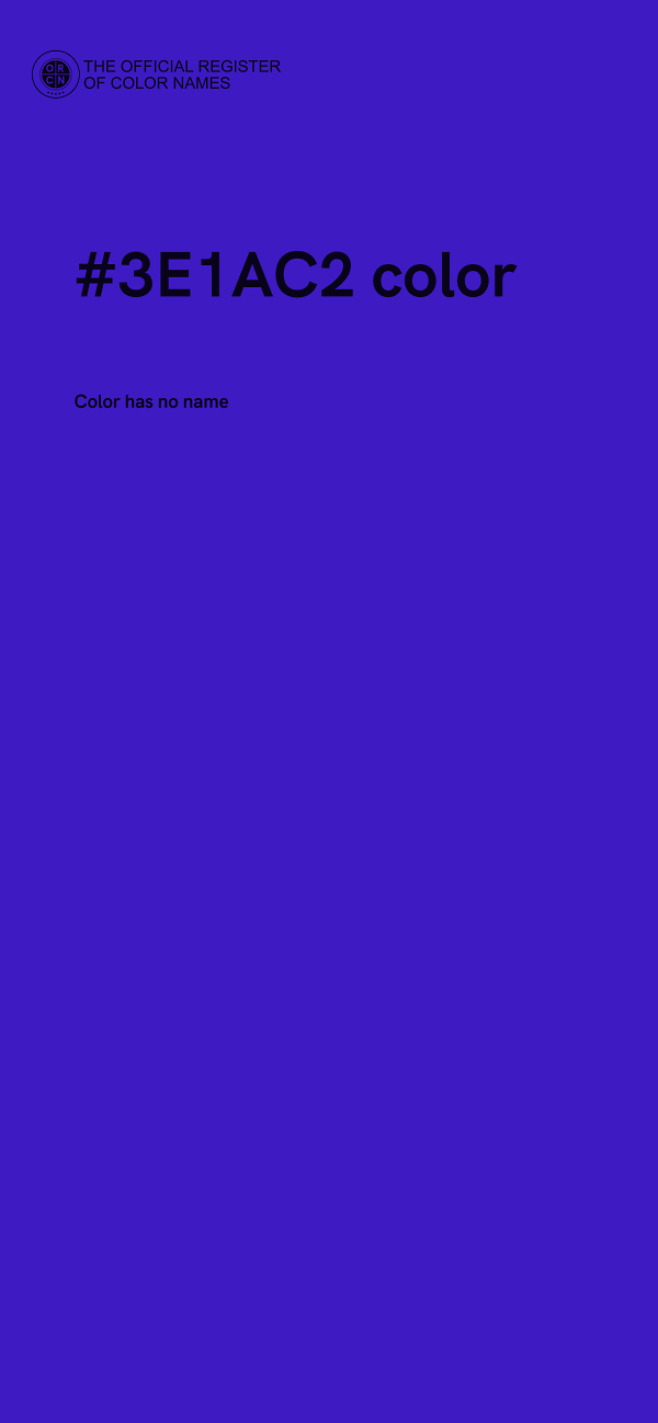 #3E1AC2 color image