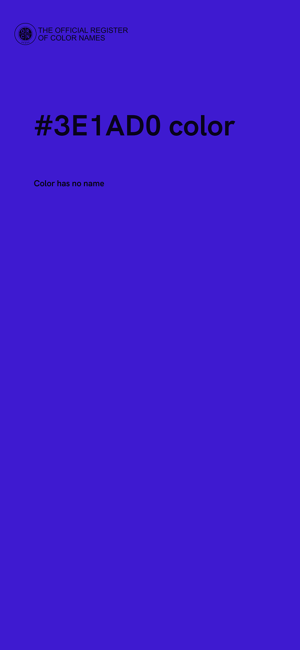 #3E1AD0 color image