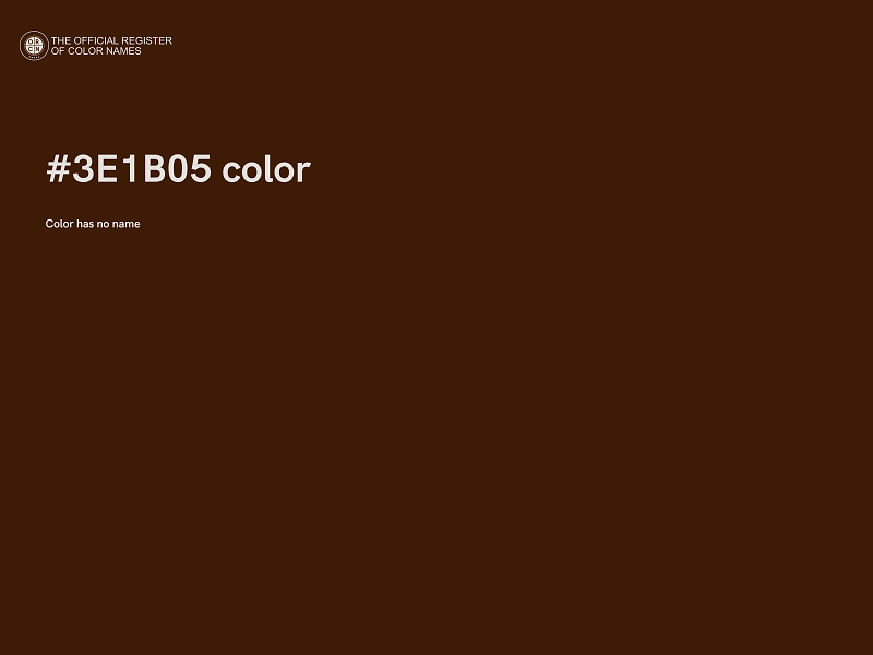 #3E1B05 color image