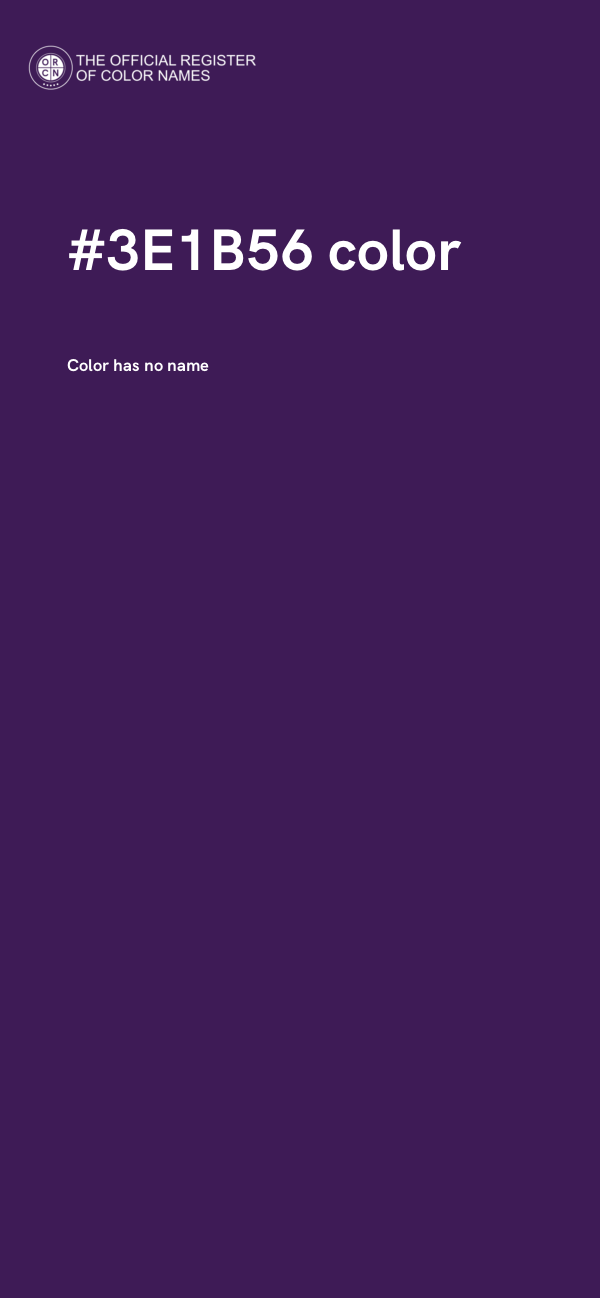 #3E1B56 color image