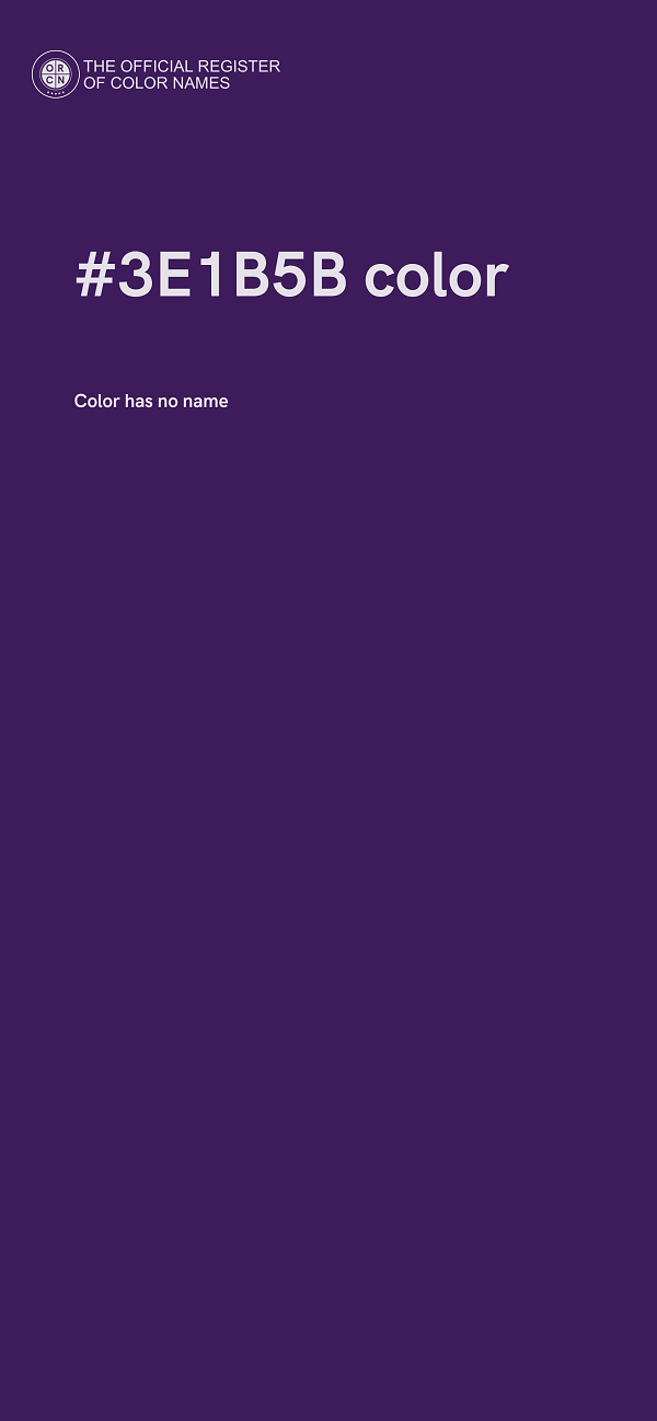 #3E1B5B color image