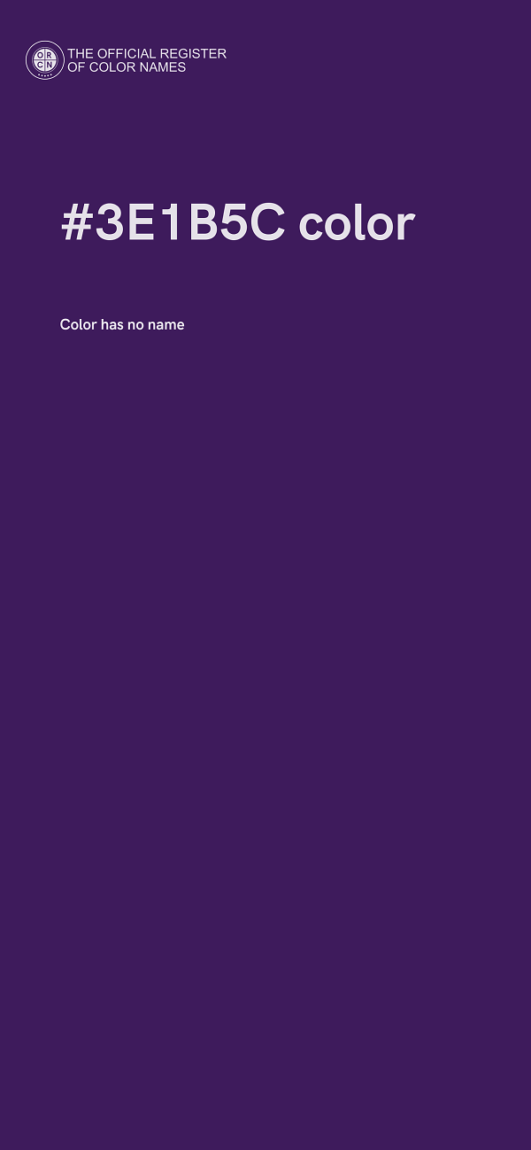 #3E1B5C color image
