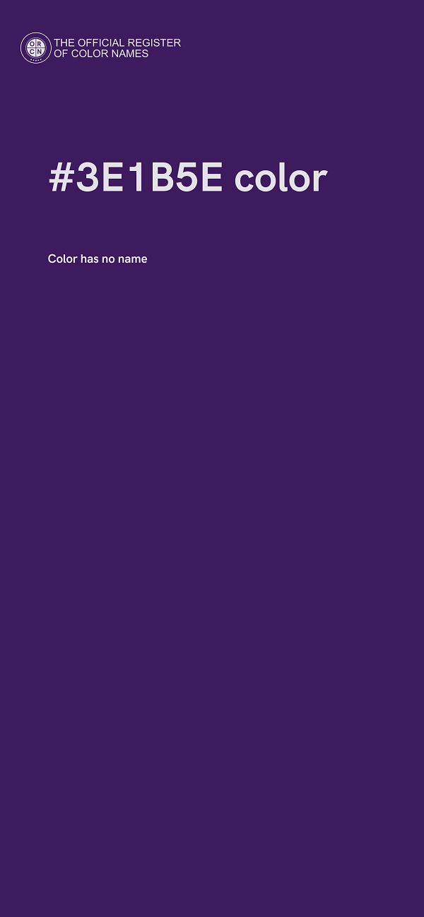 #3E1B5E color image