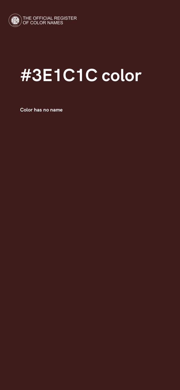 #3E1C1C color image