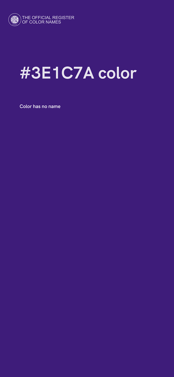 #3E1C7A color image