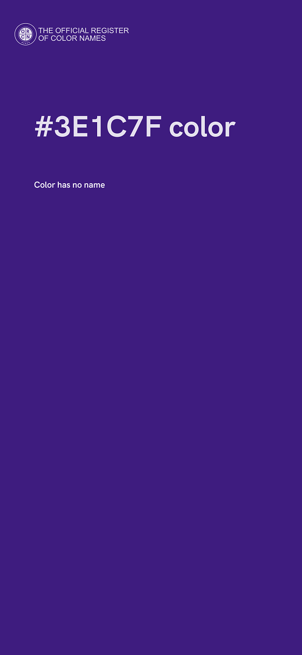 #3E1C7F color image