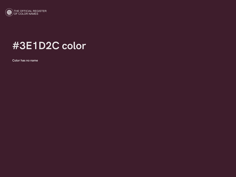 #3E1D2C color image