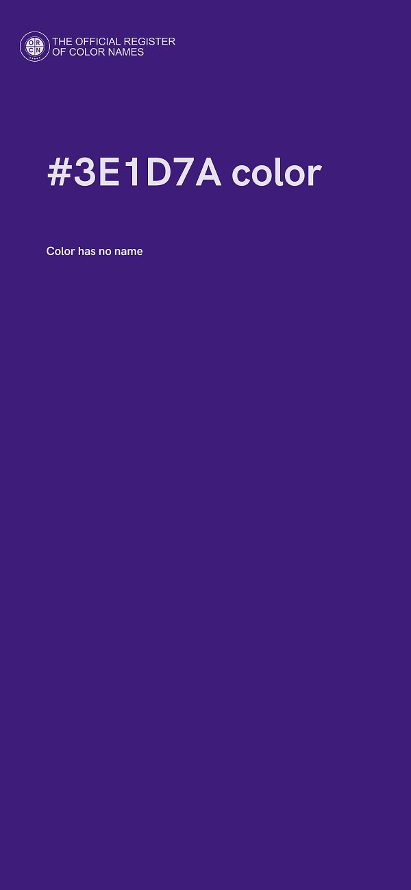 #3E1D7A color image