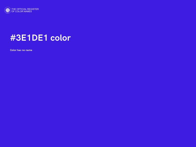 #3E1DE1 color image