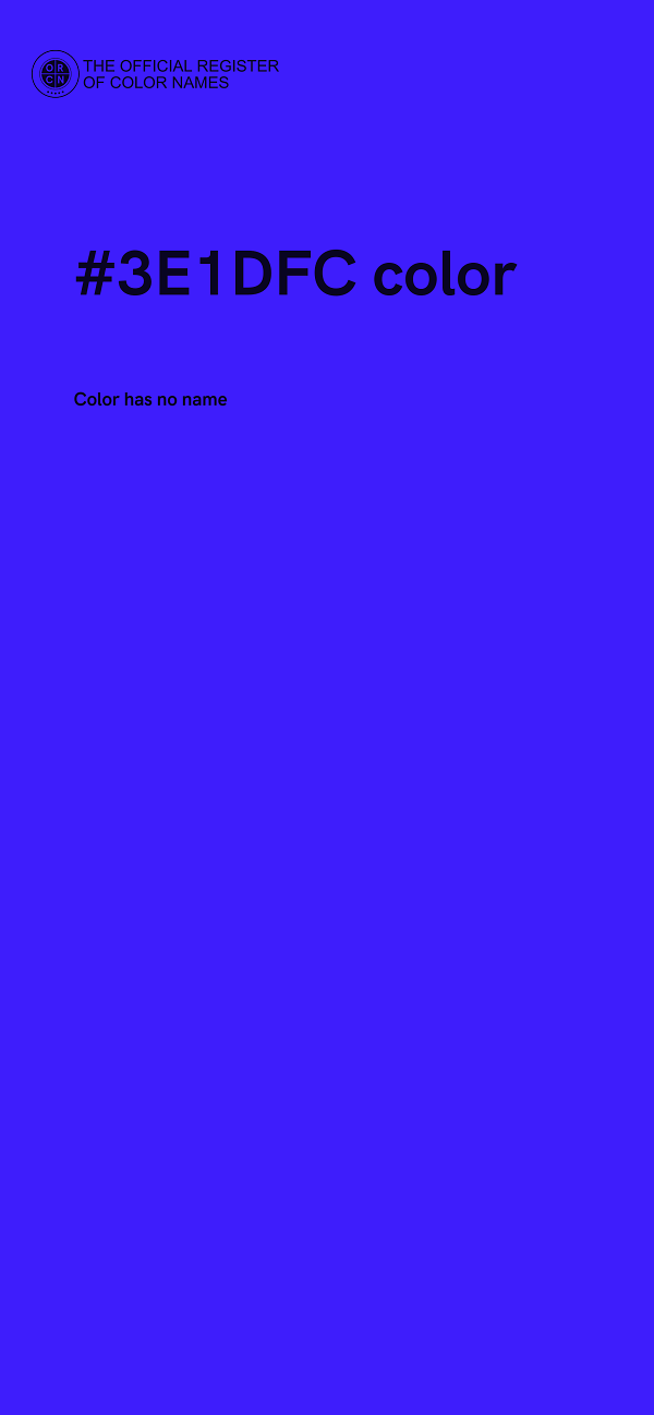 #3E1DFC color image