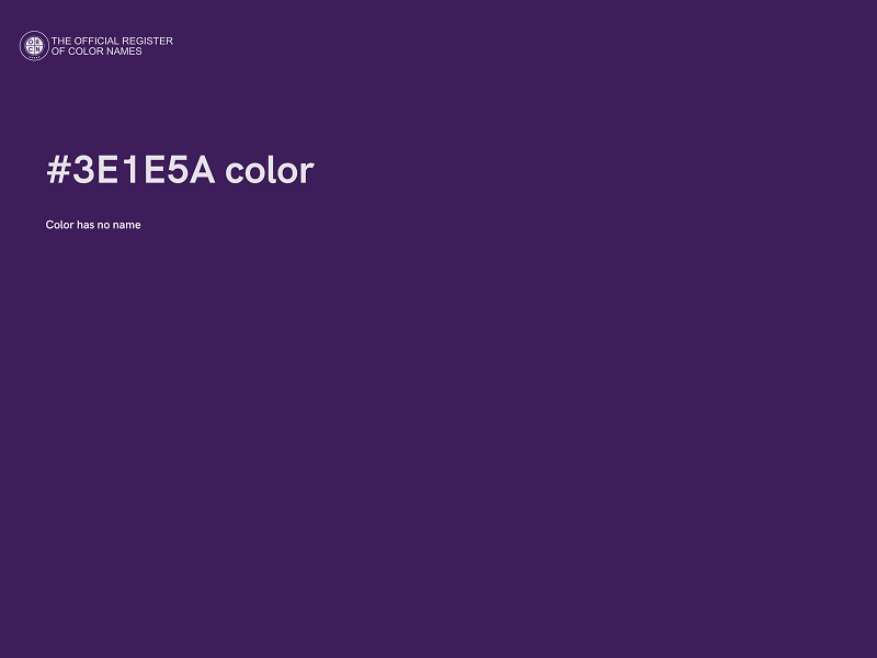 #3E1E5A color image