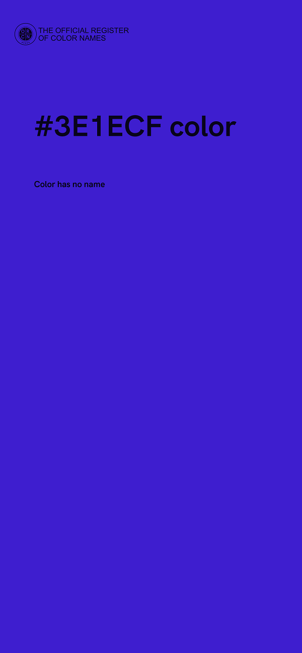 #3E1ECF color image