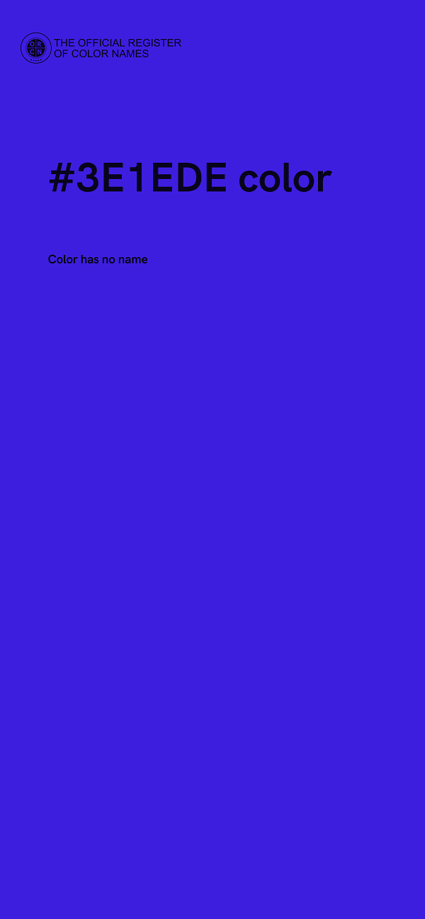 #3E1EDE color image