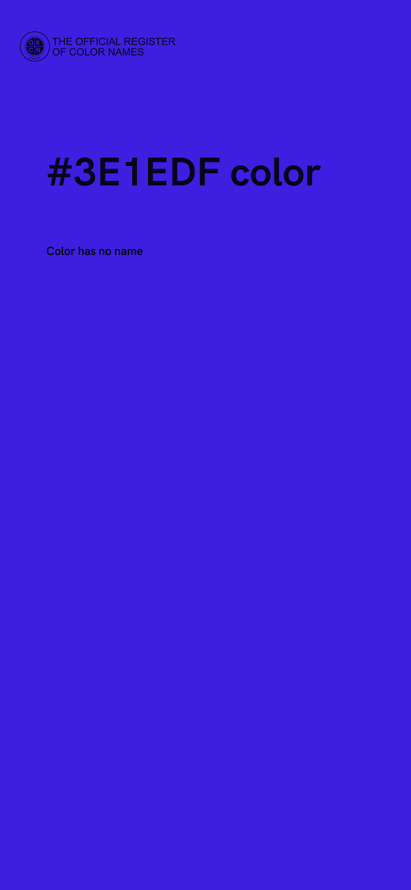 #3E1EDF color image