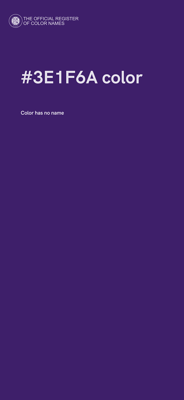 #3E1F6A color image