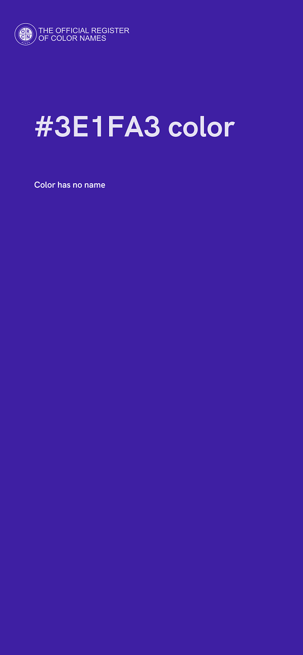 #3E1FA3 color image