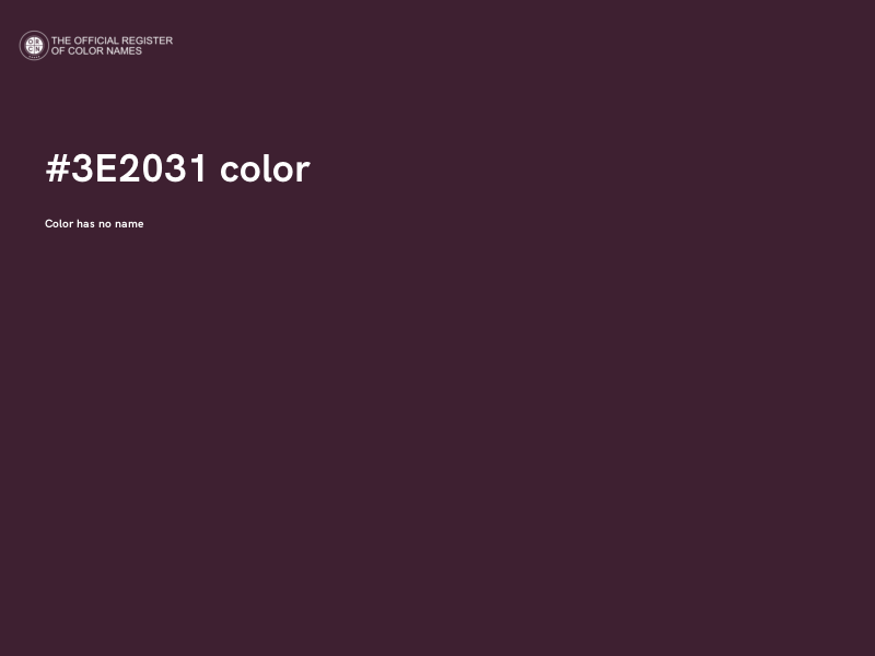 #3E2031 color image