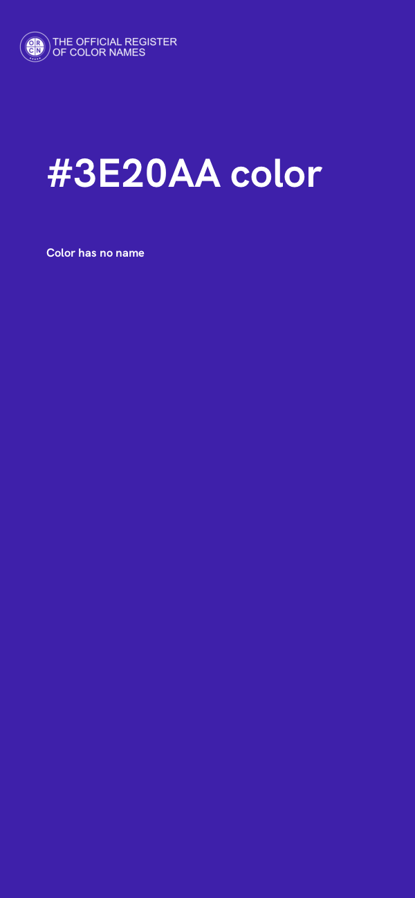 #3E20AA color image
