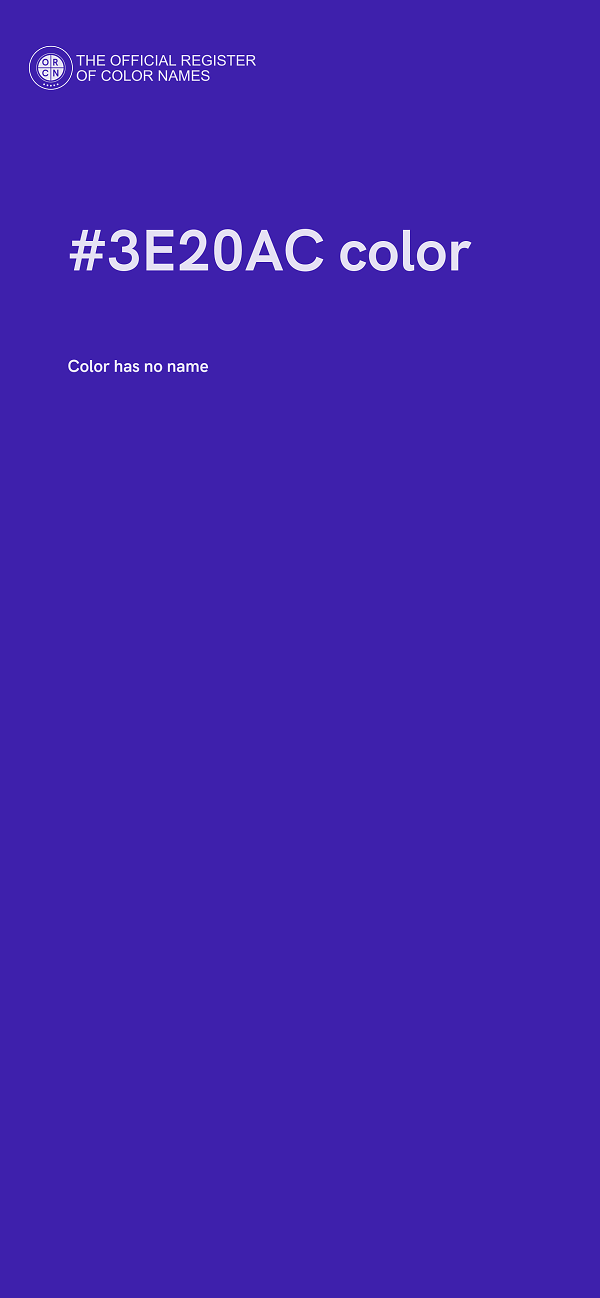 #3E20AC color image