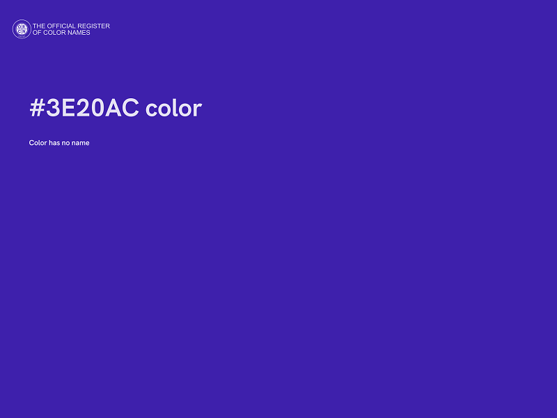 #3E20AC color image
