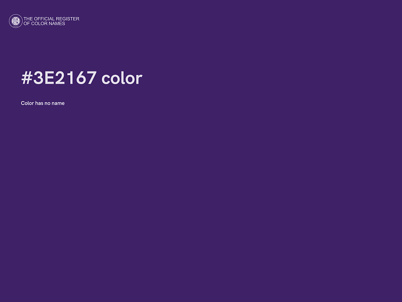 #3E2167 color image