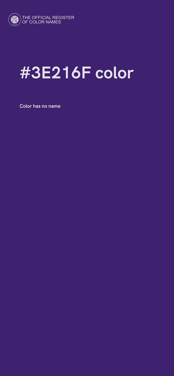 #3E216F color image