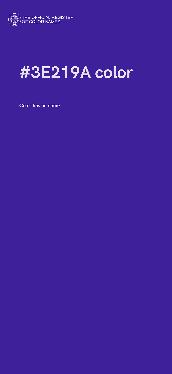 #3E219A color image