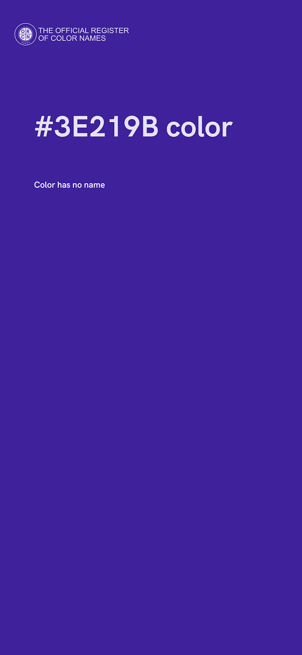 #3E219B color image