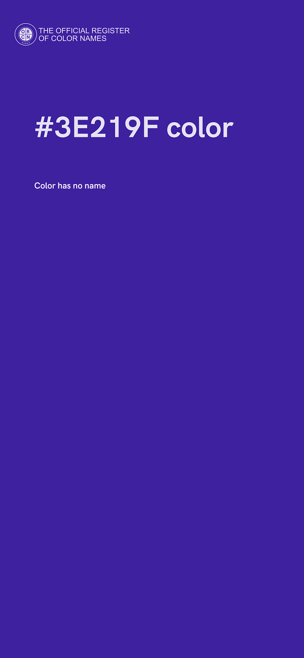 #3E219F color image
