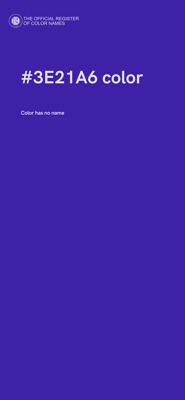 #3E21A6 color image