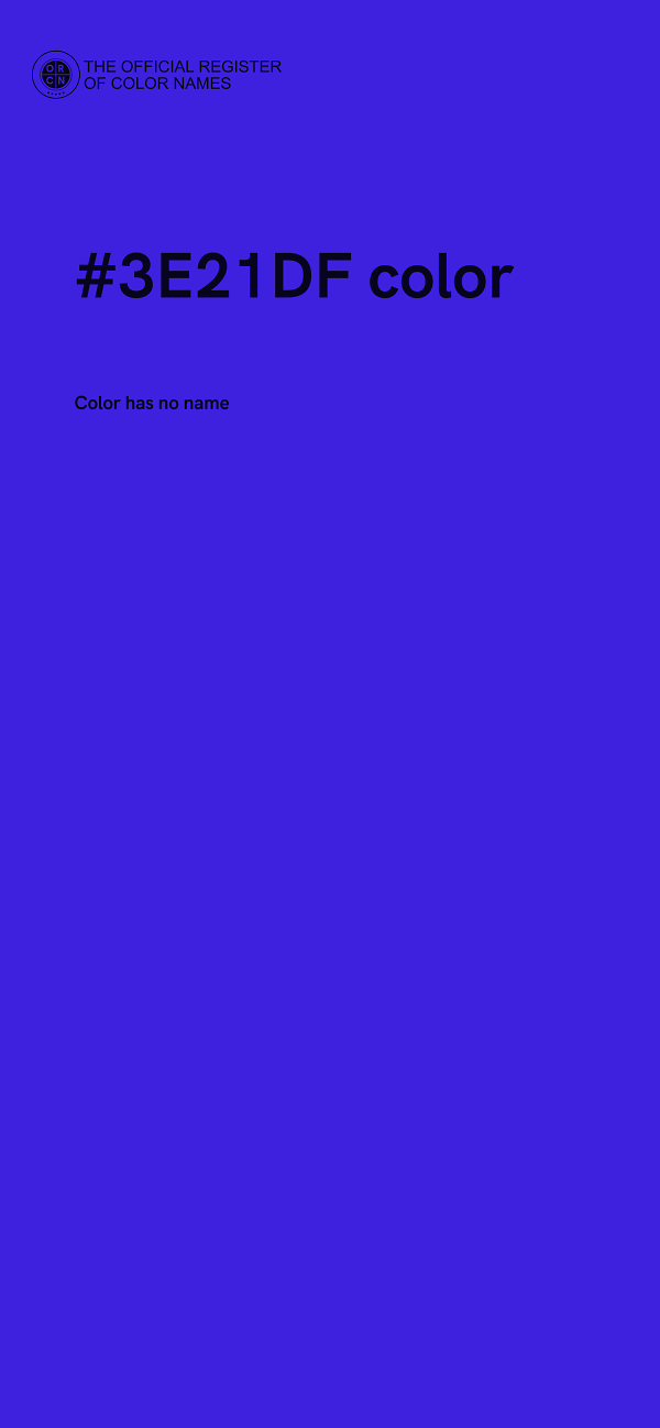 #3E21DF color image