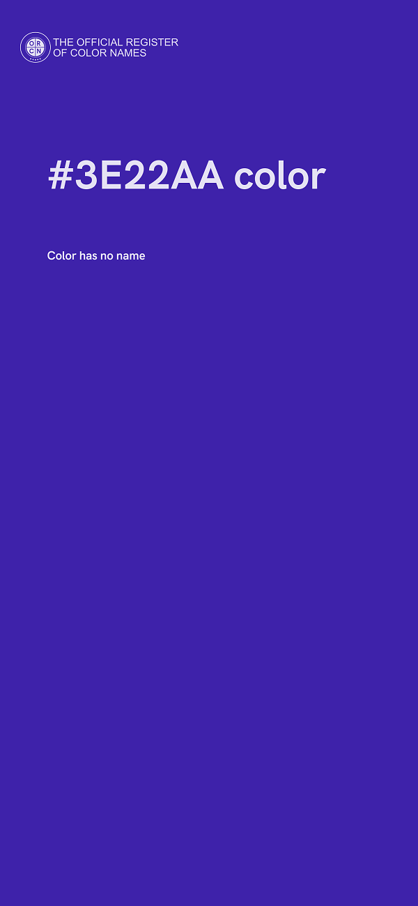 #3E22AA color image