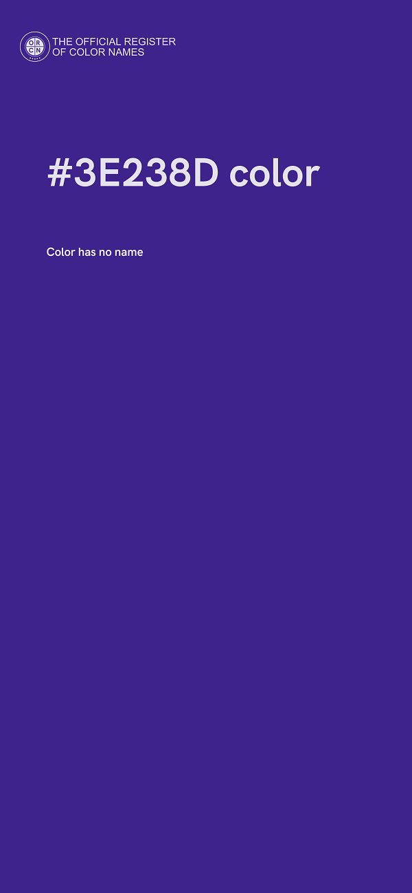 #3E238D color image