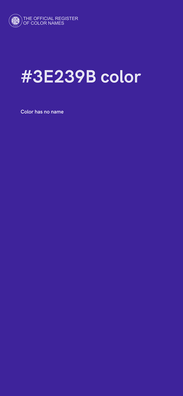 #3E239B color image