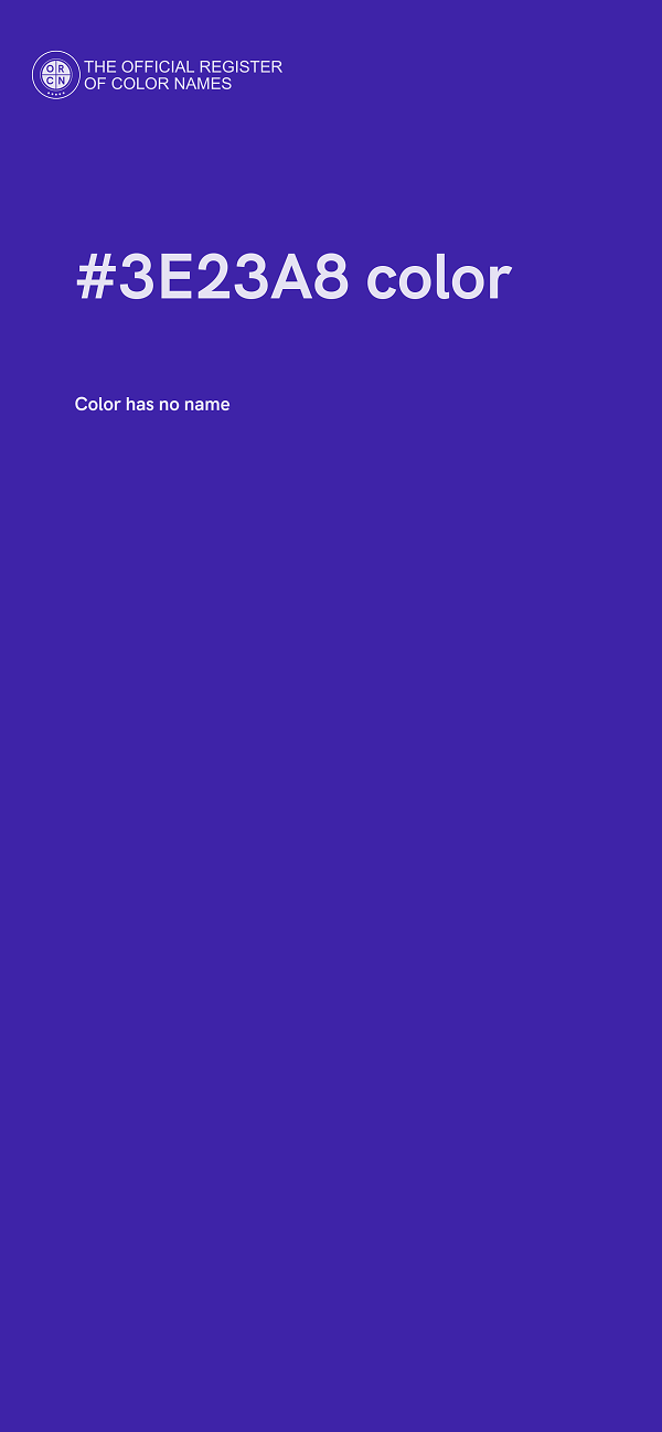 #3E23A8 color image