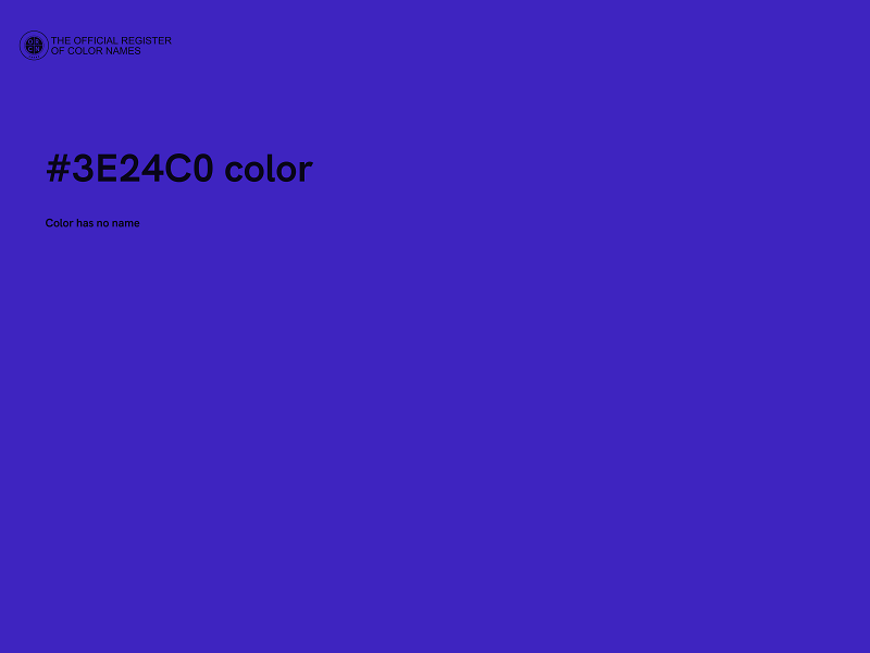 #3E24C0 color image