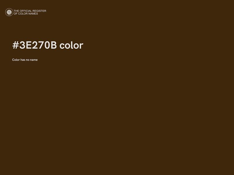 #3E270B color image