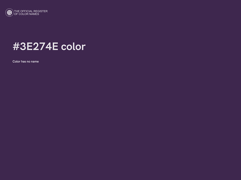 #3E274E color image